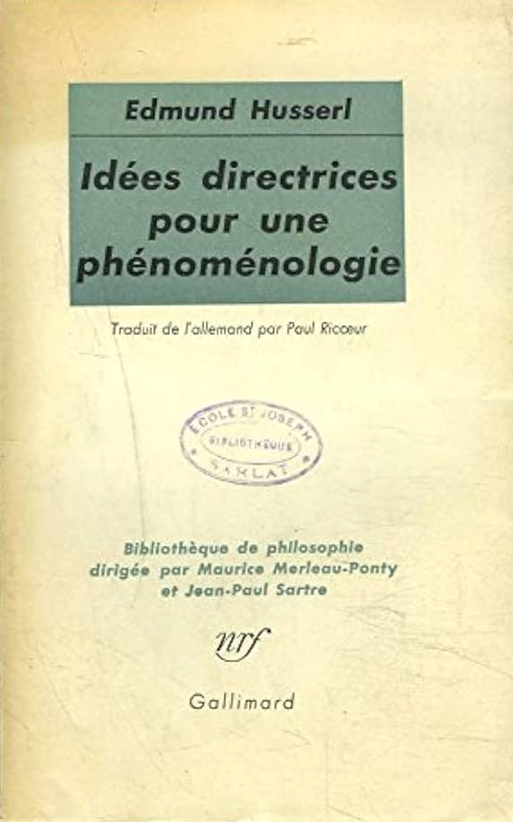 Idées directrices pour une phénoménologie