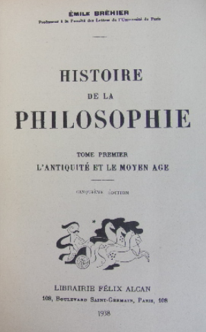Histoire de la philosophie : 1. L'antiquité et le Moyen Age - Introduction - Période hellénique