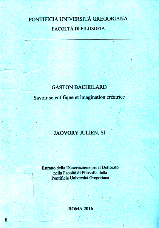 Gaston Bachelard: Savoir scientifique et imagination créatrice