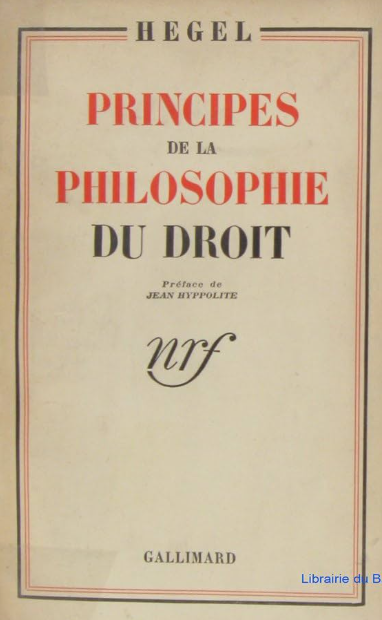 Principes de la philosophie du droit