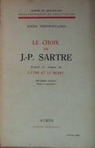 Le choix de Jean Paul Sartre