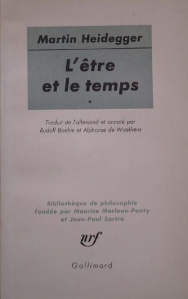 L'Etre et le Temps / Martin heidegger