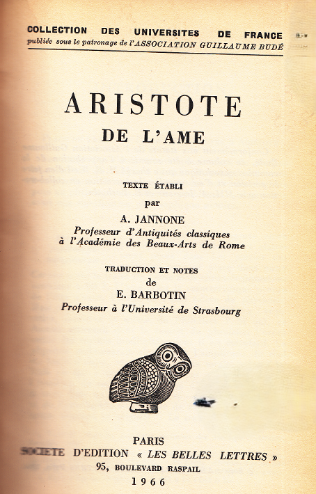 De l'âme