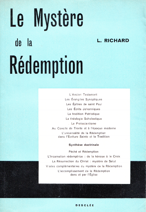 Le mystère de la rédemption / Louis Richard