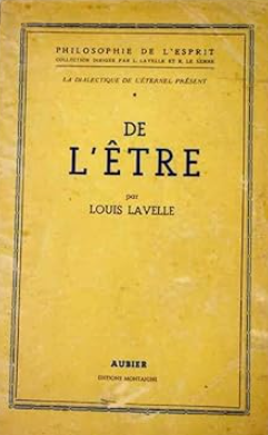 De l'être / Louis Lavelle