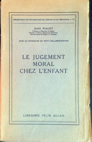 Le jugement moral chez l'enfant / Jean Piaget