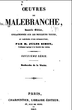Oeuvres de Malebranche / Jules Simon (1842)