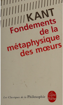 Fondements de la métaphysique des moeurs / Emmanuel Kant (1993)