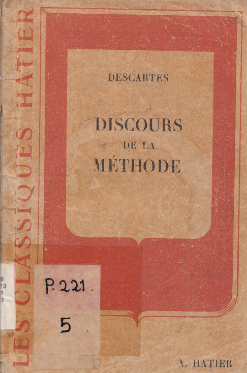 Discours de la méthode / René Descartes (1963)